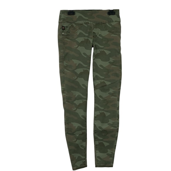 Rock & Republic Denim Rx Fever Pull On Skinny Ankle Jeans Women's 2 M Green Camo - Picture 2 of 9